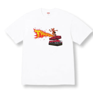 SUPREME THRASHER® BACK TAIL TEE-WHITE