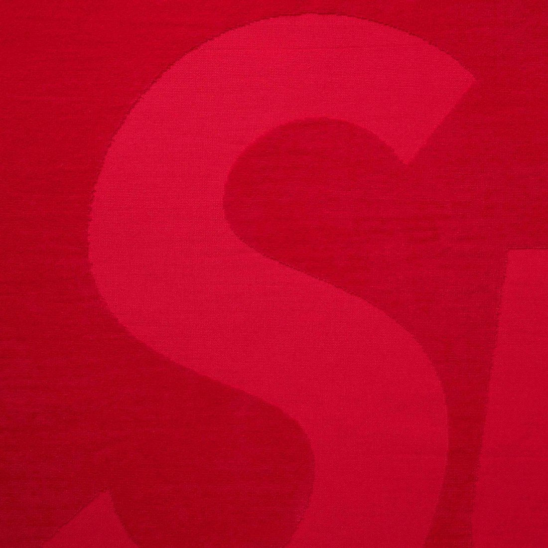 SUPREME TONAL LOGO TOWEL-RED