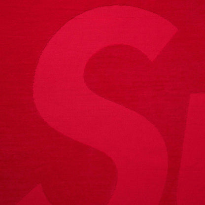 SUPREME TONAL LOGO TOWEL-RED