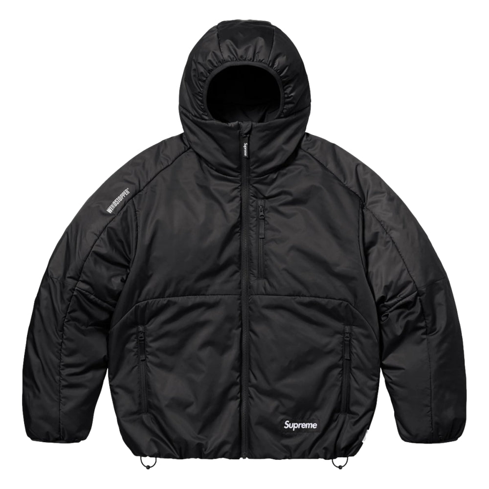 SUPREME WINDSTOPPER® INSULATED HOODED JACKET-BLACK
