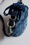 FUNDAMENTAL x MASTER-PIECE DRAWSTRING BAG-INDIGO