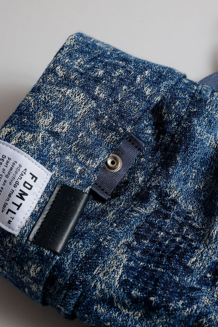 FUNDAMENTAL x MASTER-PIECE DRAWSTRING BAG-INDIGO