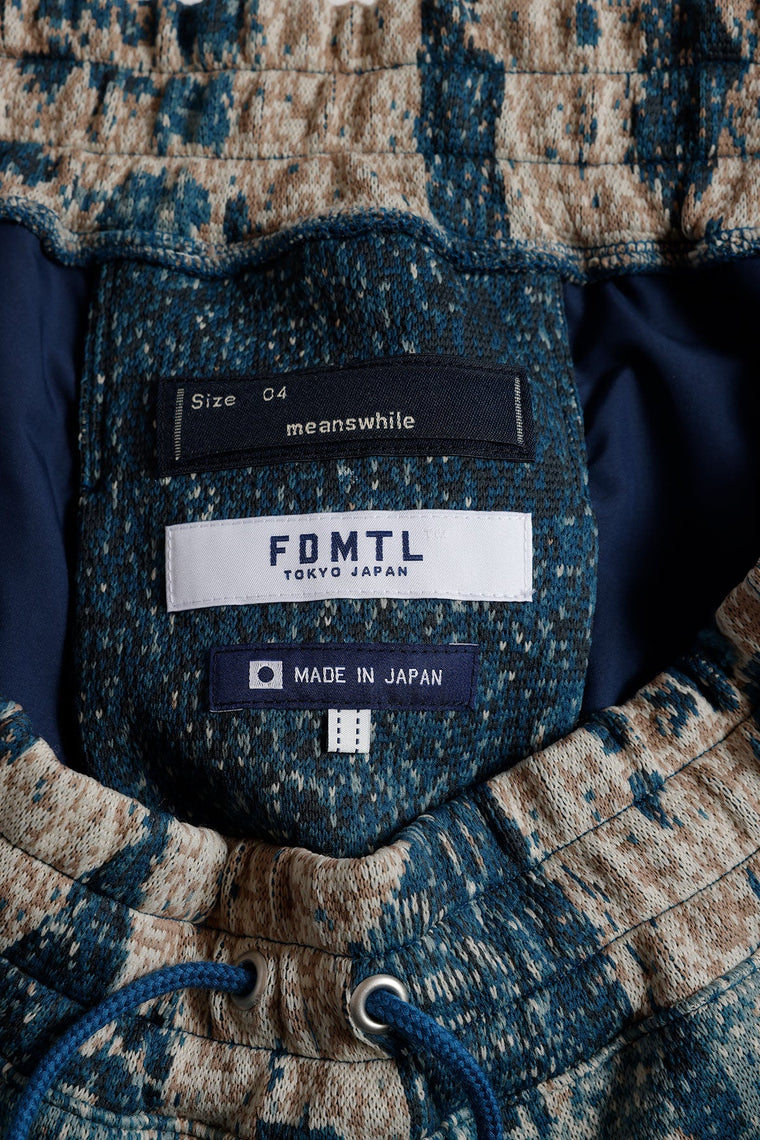 FUNDAMENTAL x MEANSWHILE BORO SHORT PANTS-BORDO