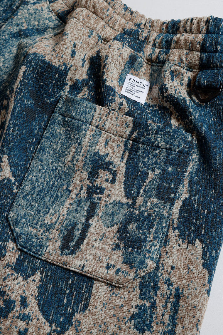 FUNDAMENTAL x MEANSWHILE BORO SHORT PANTS-BORDO