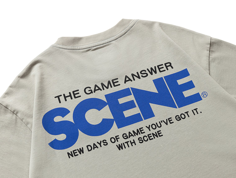 SCENE BY ICE FIRE X YU-GI—OH WASHED CLASSIC TEE-GREY
