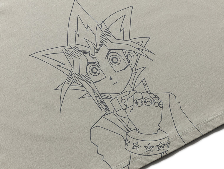 SCENE BY ICE FIRE X YU-GI—OH WASHED CLASSIC TEE-GREY