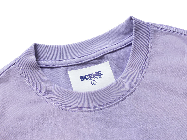 SCENE BY ICE FIRE X YU-GI—OH_MUTO YUHI WASHED TEE-PURPLE