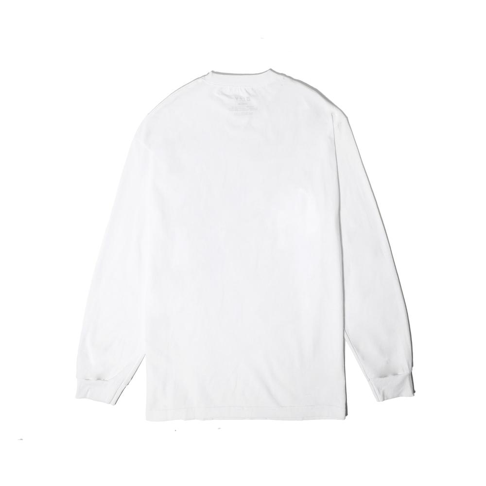 BE TRUE TO YOURSELF FLOWER LS SHIRT -WHITE