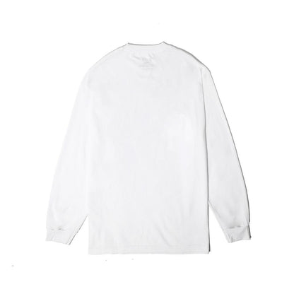 BE TRUE TO YOURSELF FLOWER LS SHIRT -WHITE