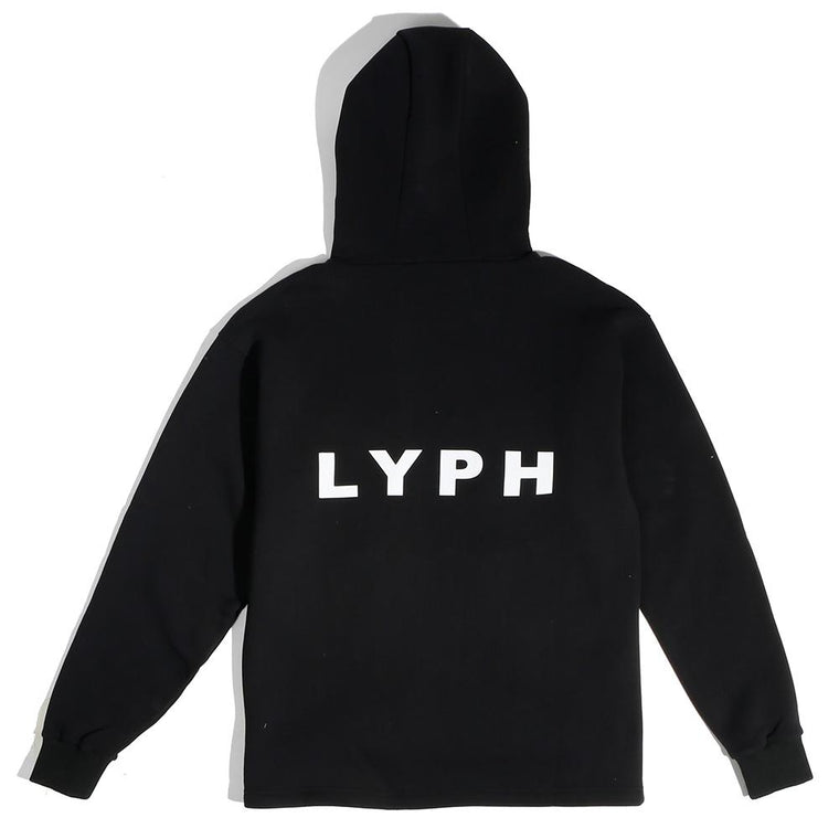 LYPH WAS HOODY -BLACK
