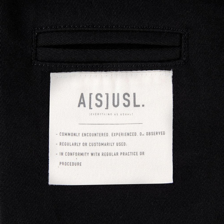 A[S]USL SIGNATURE PANTS-BLACK