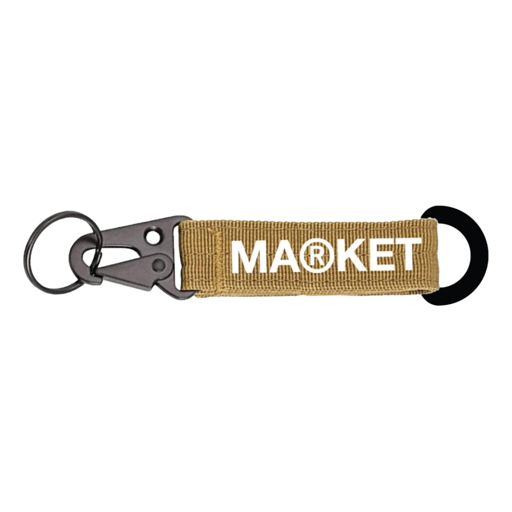 CHINA TOWN MARKET BAR LOGO KEYHOLDER-OLIVE