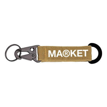 CHINA TOWN MARKET BAR LOGO KEYHOLDER-OLIVE