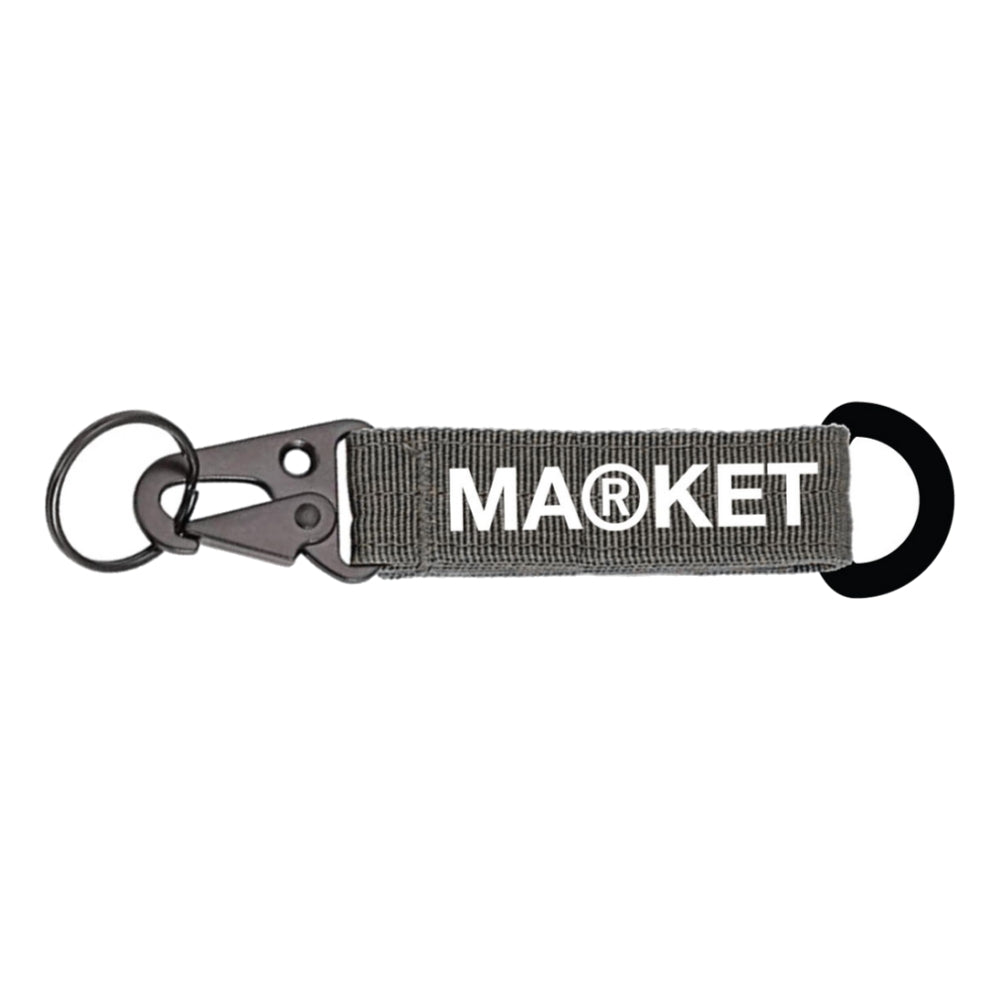 CHINA TOWN MARKET BAR LOGO KEYHOLDER-BLACK