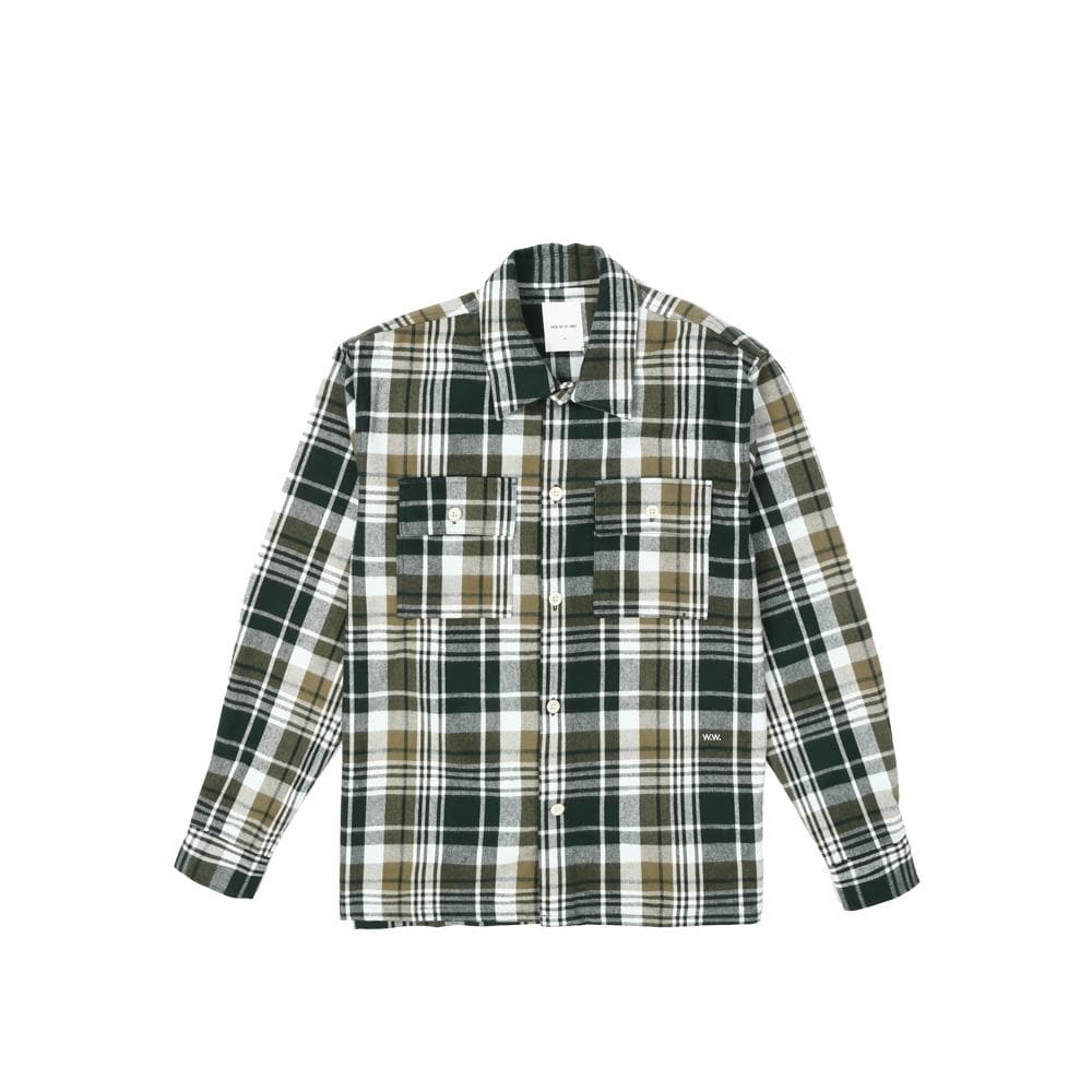 WOOD WOOD FRANCO SHIRT -GREEN