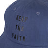 A[S]USL KEEP THE FAITH HERRINGBONE MECHANICS CAP-BLUE