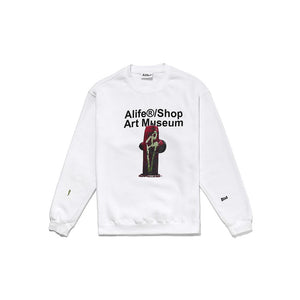 Alife RD CREW -WHITE