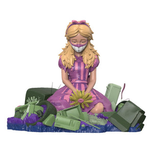 MIGHTY JAXX 8.5' POLYSTONE ART TOY: ALICE IN WASTLAND-MULTI