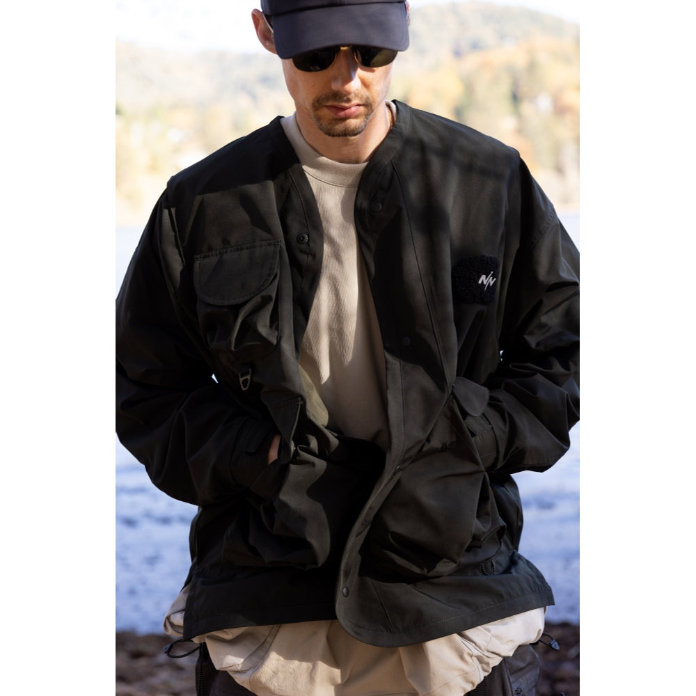NINE POINT NINE CAIRN UTILITY JACKET-BLUE - Popcorn Store
