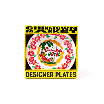 CHINA TOWN MARKET HOTEL PLATE (PACK OF 4)-WHITE