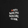 AntiSocialSocialClub ASTRO BLACK HOODIE-BLACK