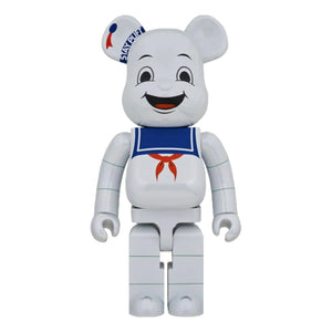MEDICOM TOY BE@RBRICK 1000% STAY PUFT MARSHMALLOW MAN WHITE CHROME VER.-WHITE