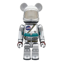BE@RBRICK PROJECT MERCURY ASTRONAUT Silver Medicom Toy BE@RBRICK Project Mercury Astronaut 100％ \u0026 400