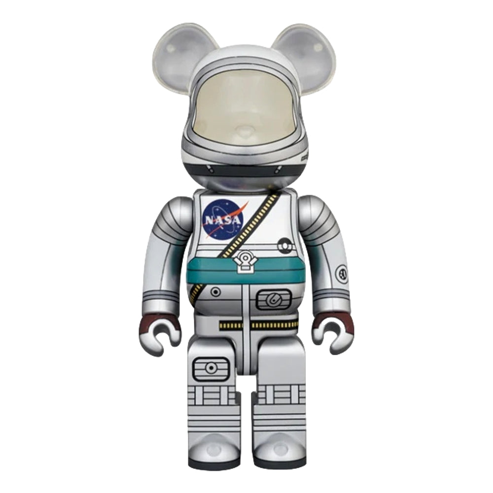 MEDICOM TOY BE@RBRICK 100% & 400% PROJECT MERCURY ASTRONAUT-WHITE