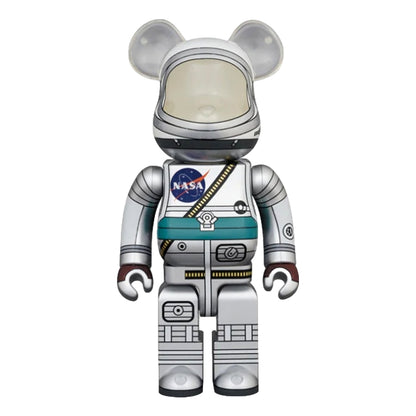 MEDICOM TOY BE@RBRICK 100% & 400% PROJECT MERCURY ASTRONAUT-WHITE