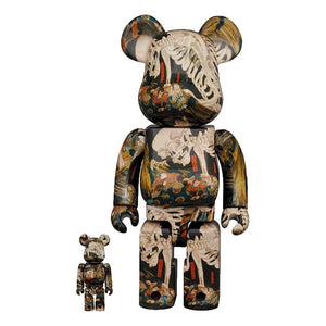 MEDICOM TOY BE@RBRICK 100% & 400% UTAGAWA KUNIYOSHI "THE HAUNTED OLD PALACE AT SOMA"-MULTI