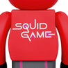MEDICOM TOY BE@RBRICK SQUID GAME(SQUID GAME) GUARD "□" 100％ & 400％-RED