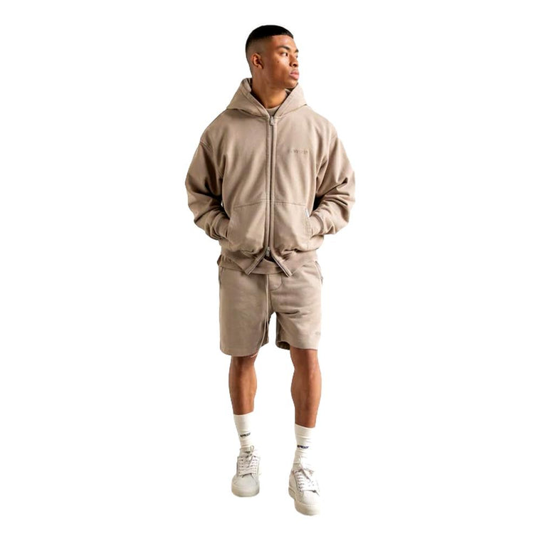 REPRESENT BLANK SHORTS- TAUPE