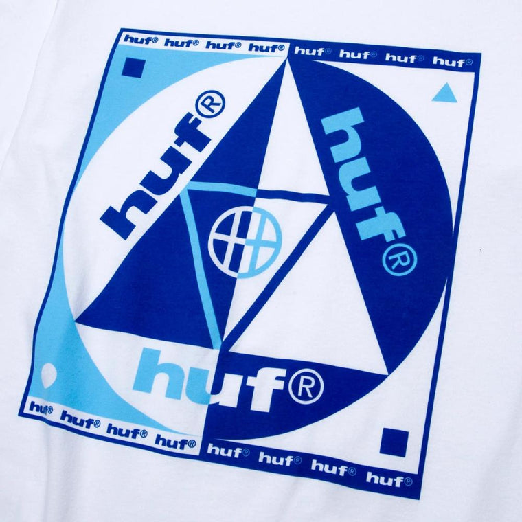 HUF BLUE CODE S/S TEE-WHITE