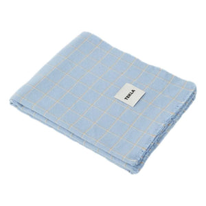 TEKLA FINE MERINO - TARTAN-BLUE