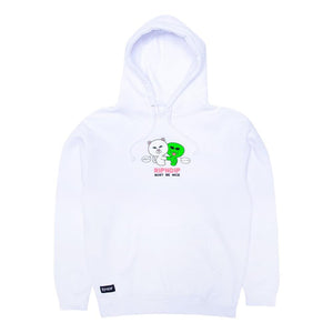 RIPNDIP BUDDY SYSTEM HOODIE-WHITE