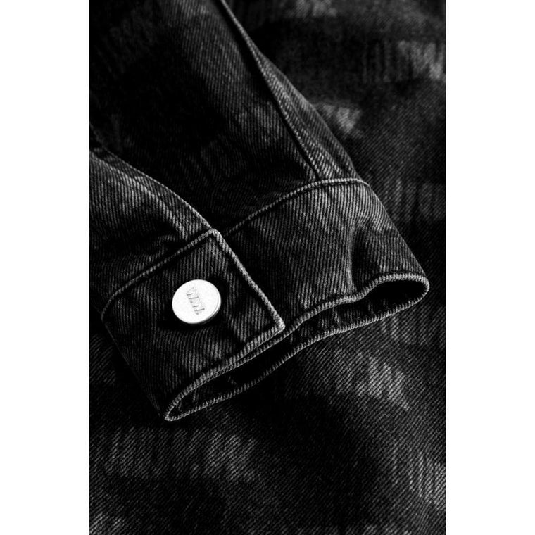 WOOD WOOD CAM JACKET -BLACK