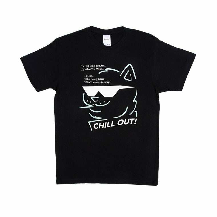RIPNDIP CHILL OUT TEE-BLACK