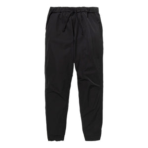 NONNATIVE COACH EASY RIB PANTS POLY TWILL STRETCH DICROS® SOLO-BLACK