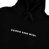 Perks and Mini COMPLETE HOODED SWEAT -BLACK