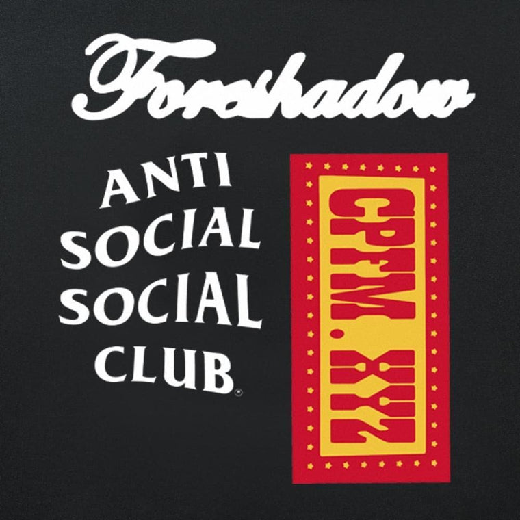 AntiSocialSocialClub CPFM X ASSC BLACK HOODIE-BLACK