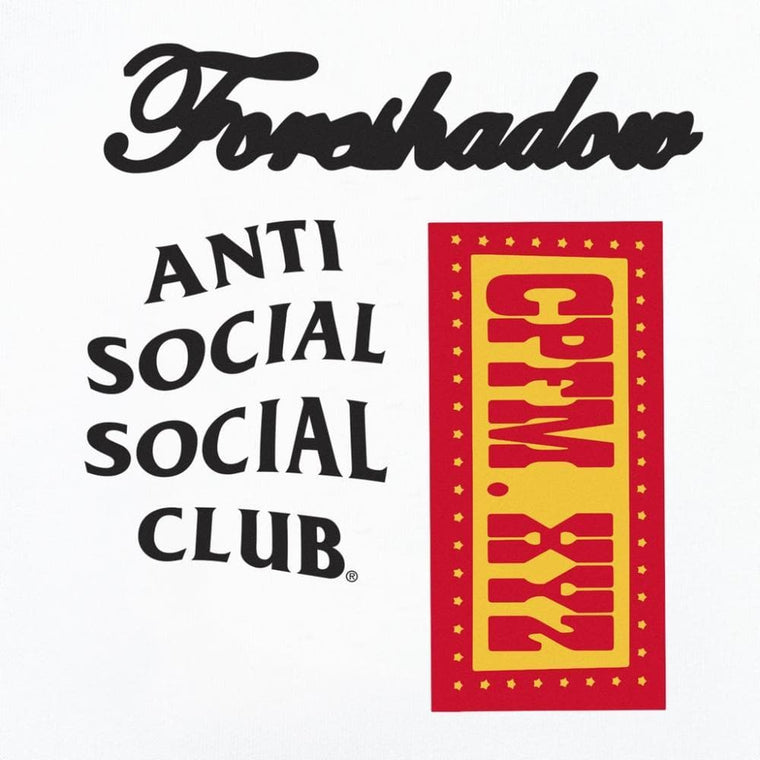 AntiSocialSocialClub CPFM X ASSC WHITE TEE-WHITE