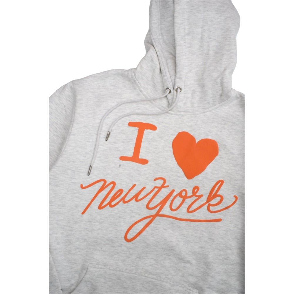 CHINA TOWN MARKET I LOVE NY HOODIE-GREY