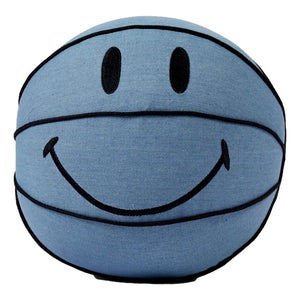 MARKET SMILEY DENIM PILLOW-MULTI