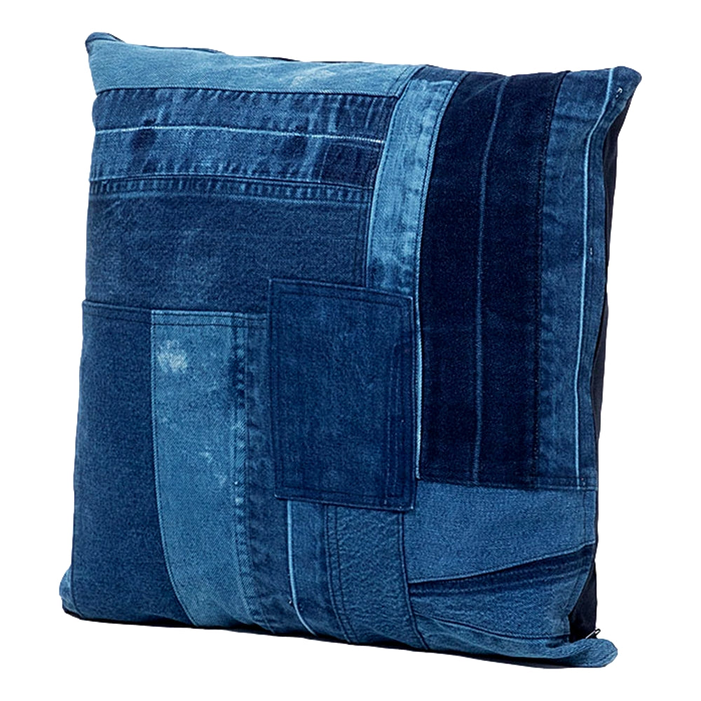 hoboクッション2個セットCUSHION UPCYCLED PATCHWORK HOBO / CUSHION