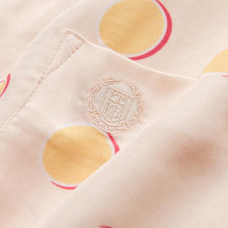 HONOR THE GIFT CENTURY CAMP - S/S BUTTON-UP-CREAM