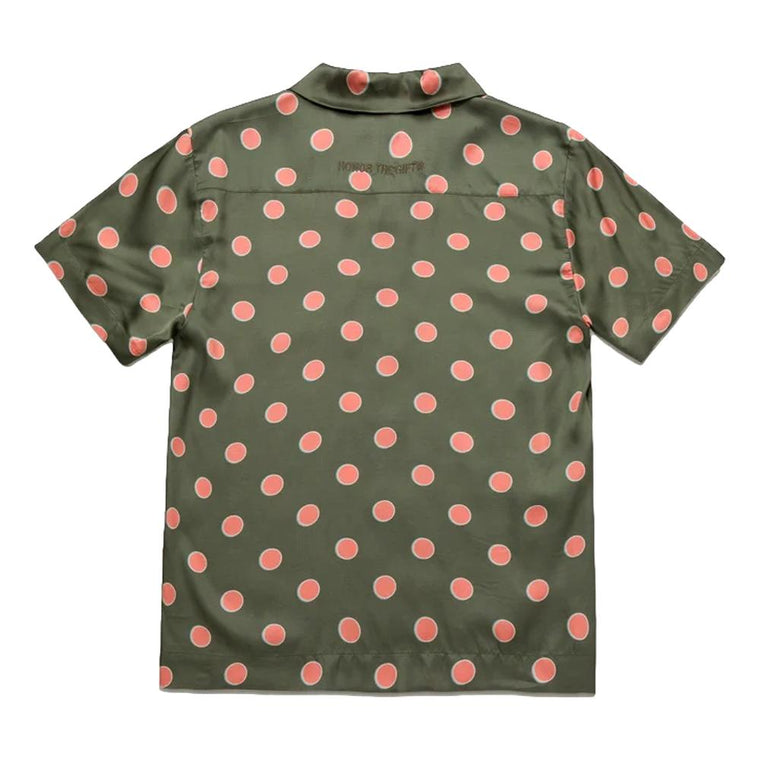 HONOR THE GIFT CENTURY CAMP - S/S BUTTON-UP-GREEN