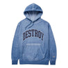 HUF DESTROY REBUILD FADED P/O HOODIE-BLUE