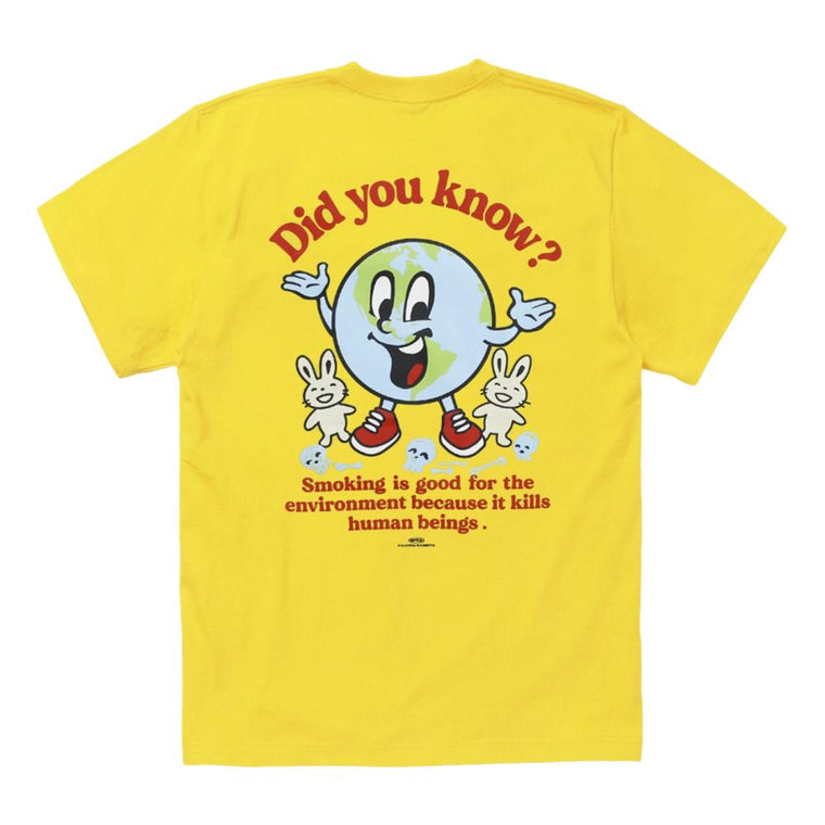 #FR2 DID YOU KNOW？ T-SHIRT-YELLOW