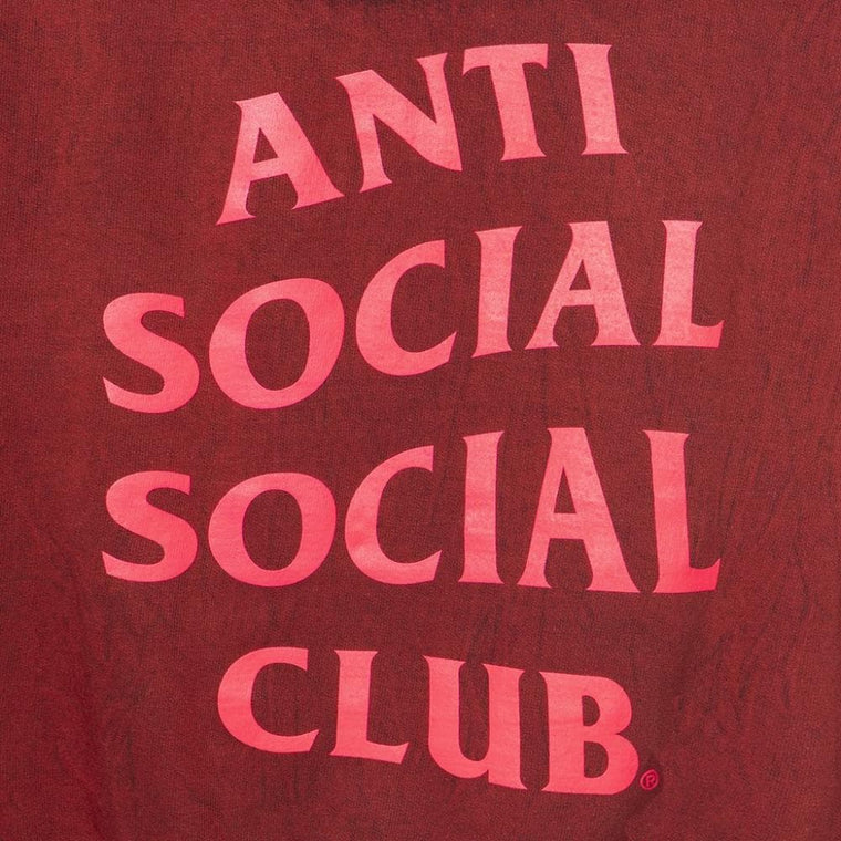 AntiSocialSocialClub DON’T RED HOODIE-RED