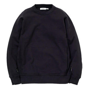 NONNATIVE DWELLER CREW PULLOVER COTTON SWEAT-NAVY
